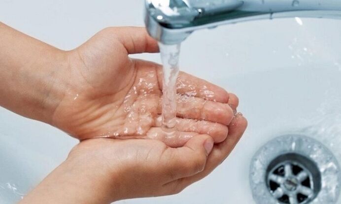 lavado de mans como prevención da infestación de parasitos